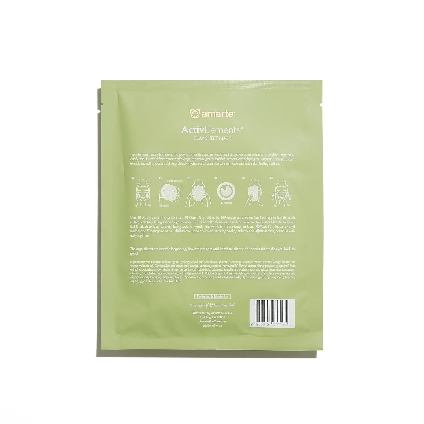 ActivELEMENTS® clay sheet mask